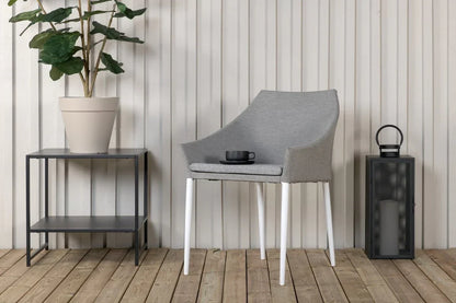 Set di 2 - Sedia da giardino Sophia in alluminio/poliestere