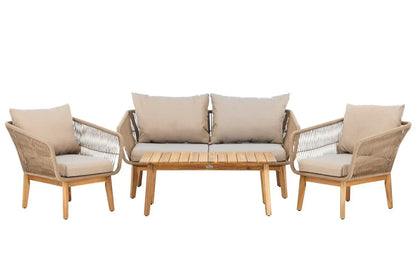 Set Lounge da Giardino Perano – set 4 pezzi beige