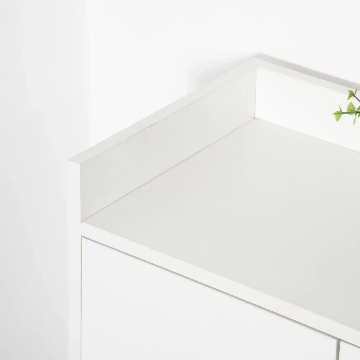 HOMCOM Scarpiera moderna con 2 ante e 4 ripiani per 12 paia di scarpe, ideale per ingresso, soggiorno, camera da letto 60x30x92 cm Bianco