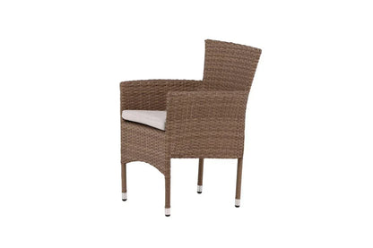 Set di 2 sedie da giardino Marina effetto rattan