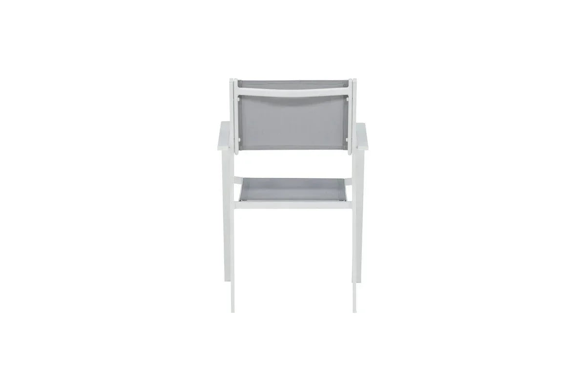 Set da 2 - Sedia da giardino Karibik in alluminio/textilene
