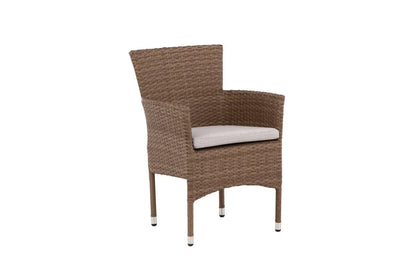 Set di 2 sedie da giardino Marina effetto rattan