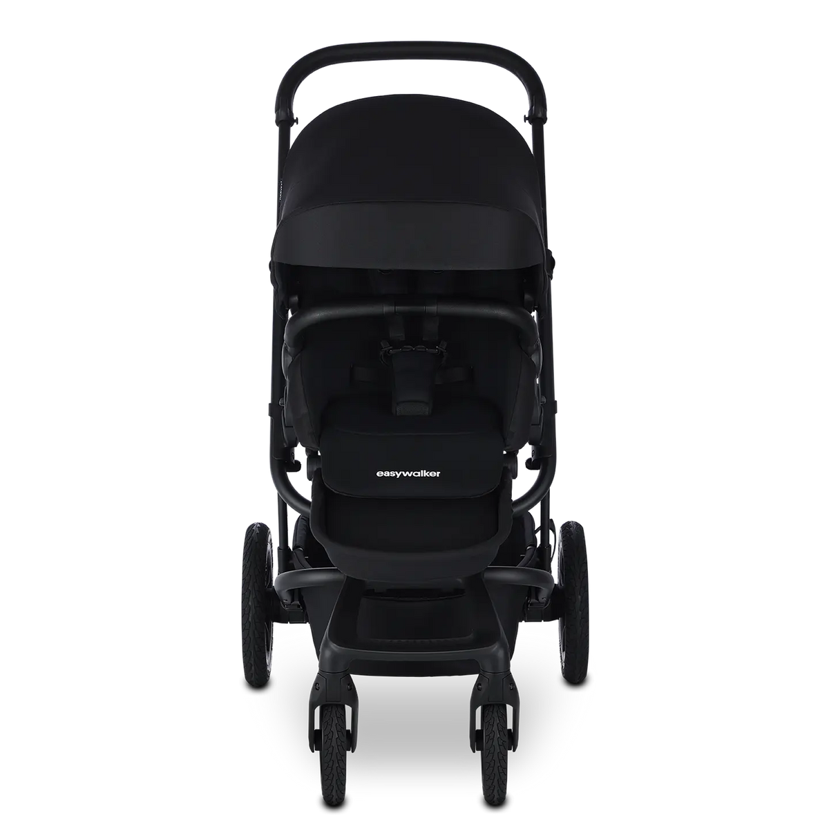 B-Ware Easywalker Harvey⁵ Air Kinderwagen Buggy Midnight Black Kombikinderwagen Verdeck