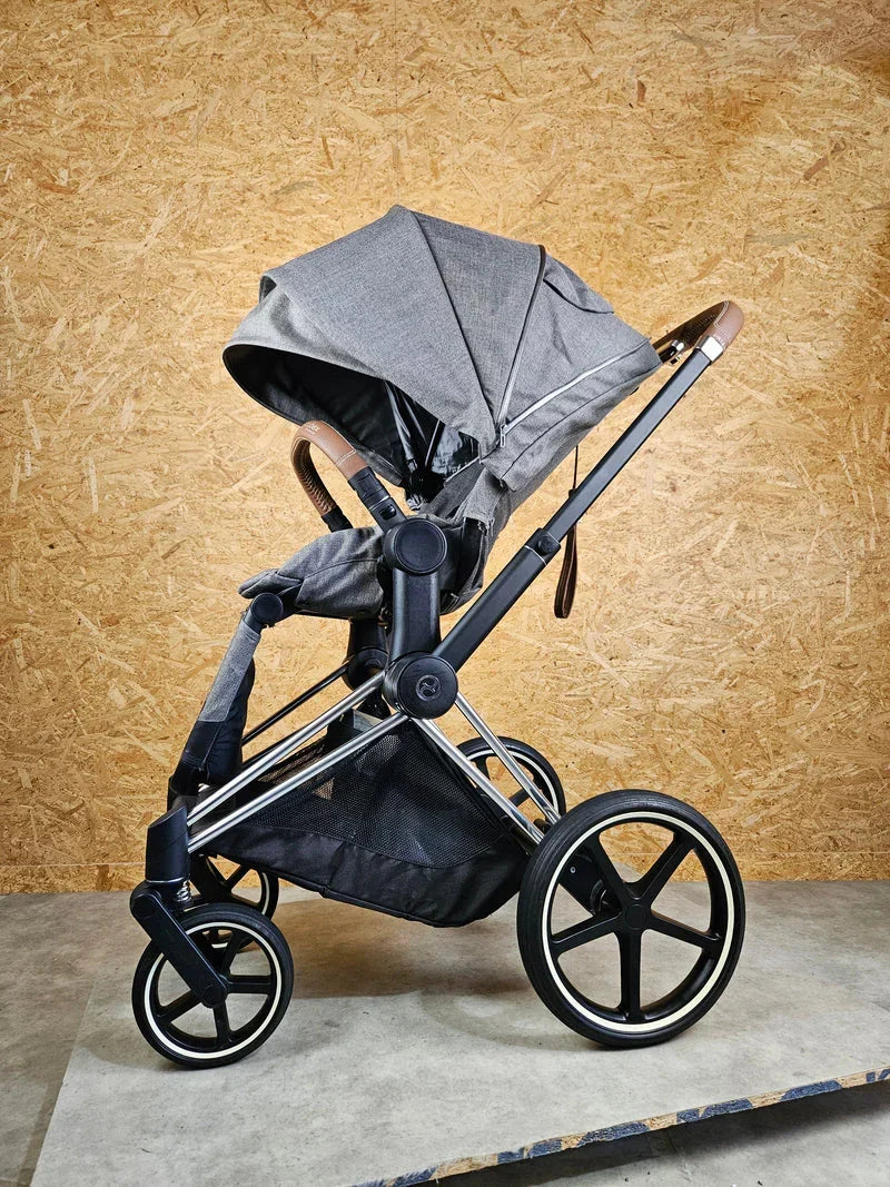 Cybex Priam 3 Passeggino (telaio con seduta) - Telaio in alluminio - Grigio in buone condizioni