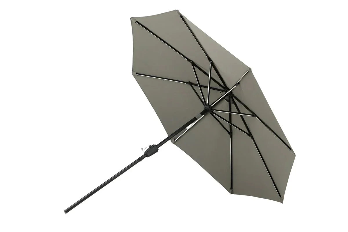 Ombrellone Lightning – Ø270 cm in nero o grigio a scelta
