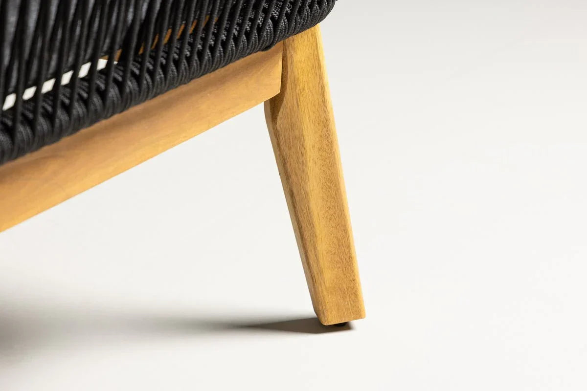 Set da salotto da giardino Renavo – Set 2 pezzi in acacia e poliestere