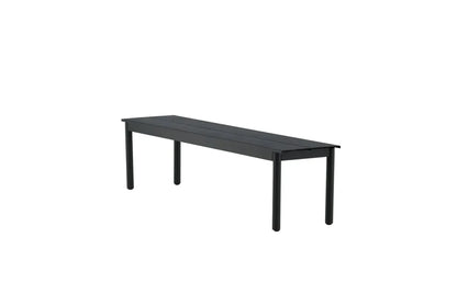 Gartenbank Egypt - aus robustem schwarzem Aluminium