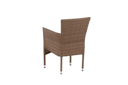 Set di 2 sedie da giardino Marina effetto rattan