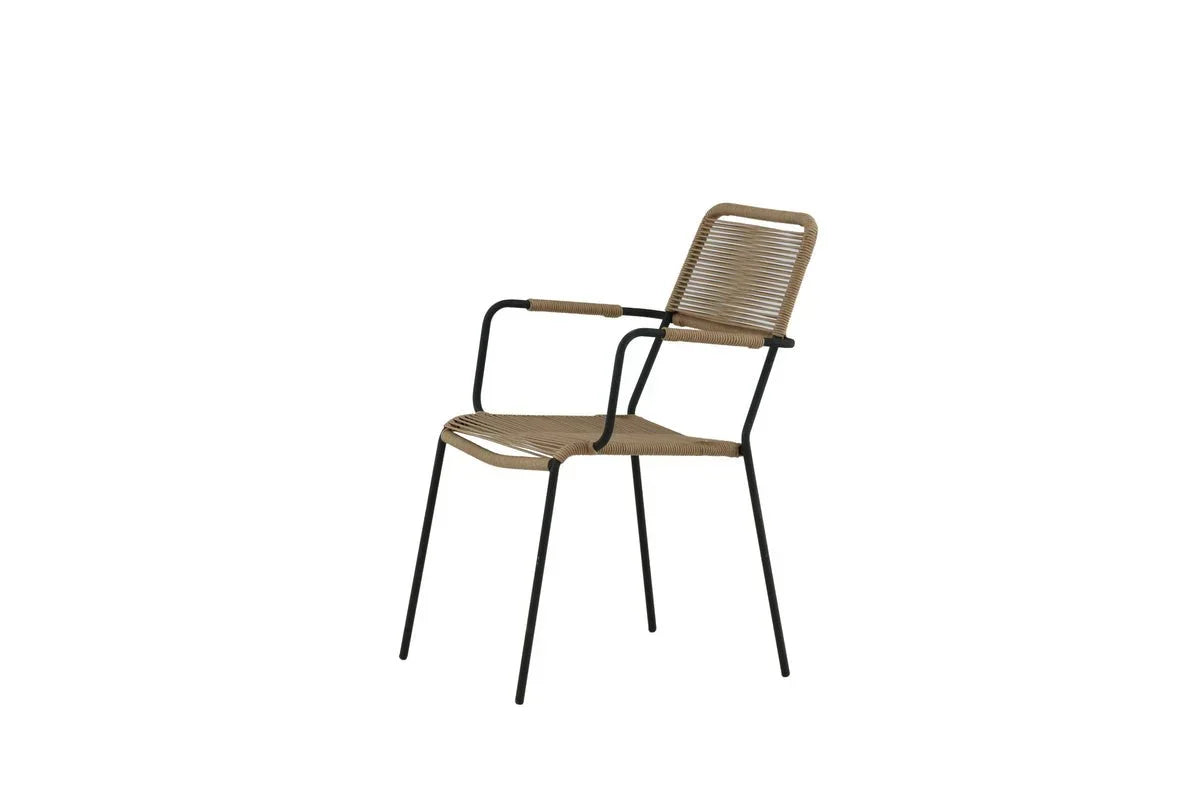 Set da 2 - Sedia da giardino Marla in metallo/poliestere