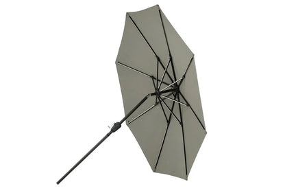 Ombrellone Lightning – Ø270 cm in nero o grigio a scelta