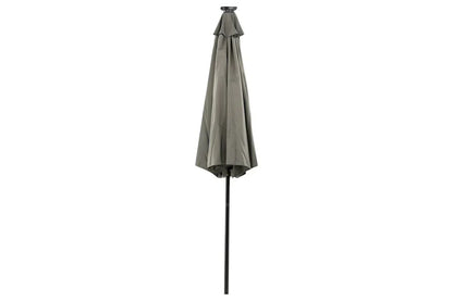 Ombrellone Lightning – Ø270 cm in nero o grigio a scelta