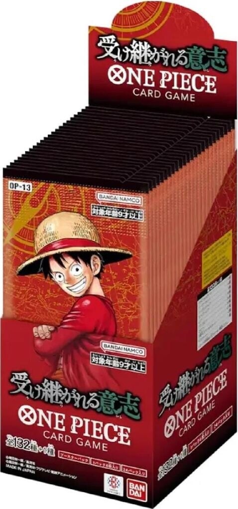 One Piece Card Game OP-13 „Carrying on His Will“ - Booster Display - Giapponese