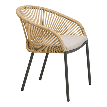 Set da 2 - Sedia da giardino Veleno beige o verde