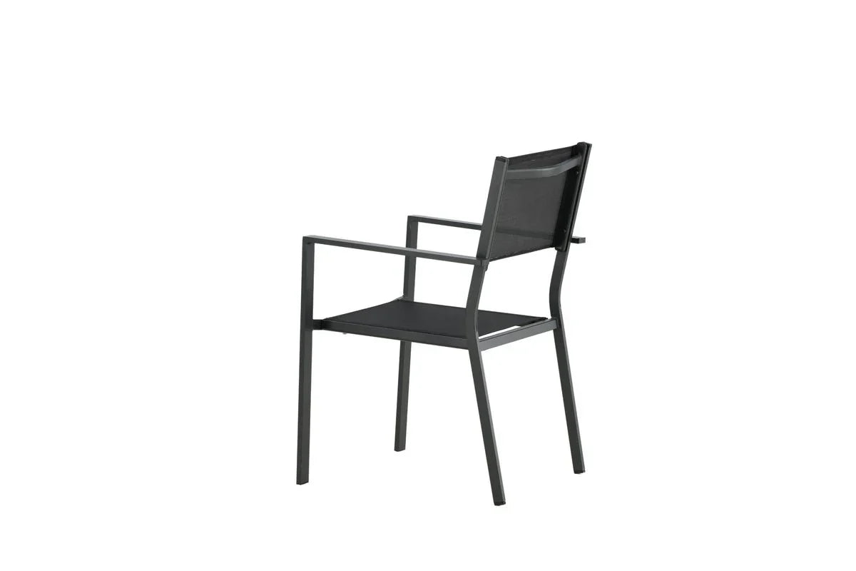 Set da 2 - Sedia da giardino Karibik in alluminio/textilene