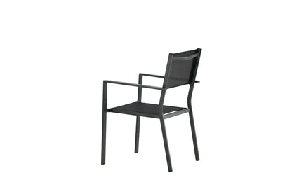 Set da 2 - Sedia da giardino Karibik in alluminio/textilene