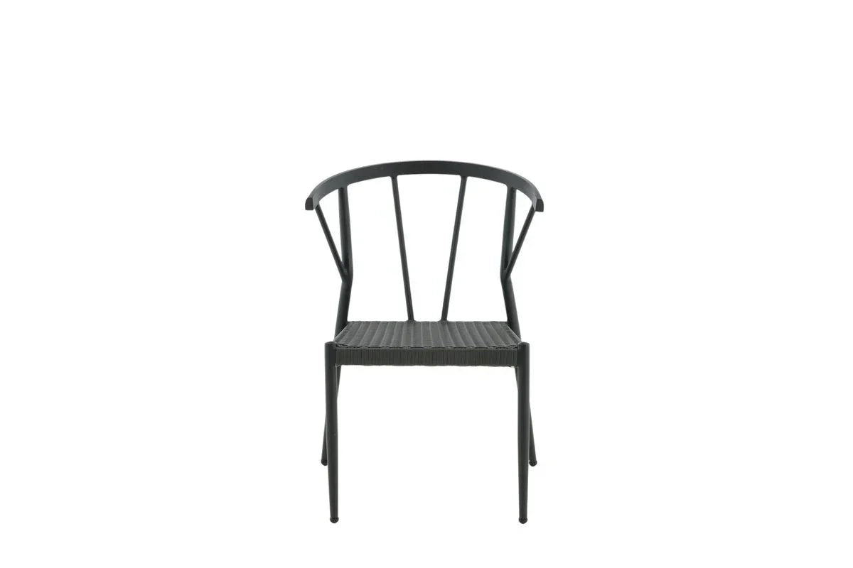 Set da 6 - Sedia da giardino Tina in rattan/alluminio