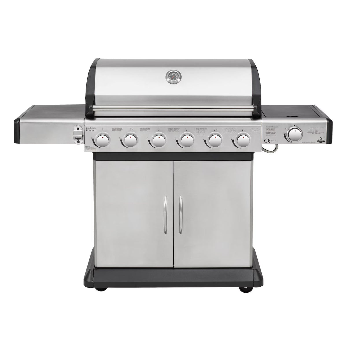 El Fuego Deluxe Barbecue a gas in acciaio inox