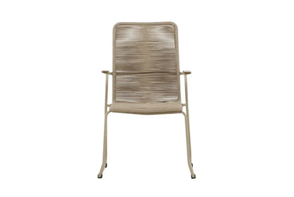 Sedia da giardino Noreno - con braccioli in teak