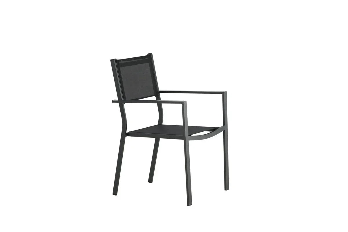 Set da 2 - Sedia da giardino Karibik in alluminio/textilene