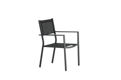 Set da 2 - Sedia da giardino Karibik in alluminio/textilene