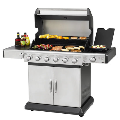 El Fuego Deluxe Barbecue a gas in acciaio inox