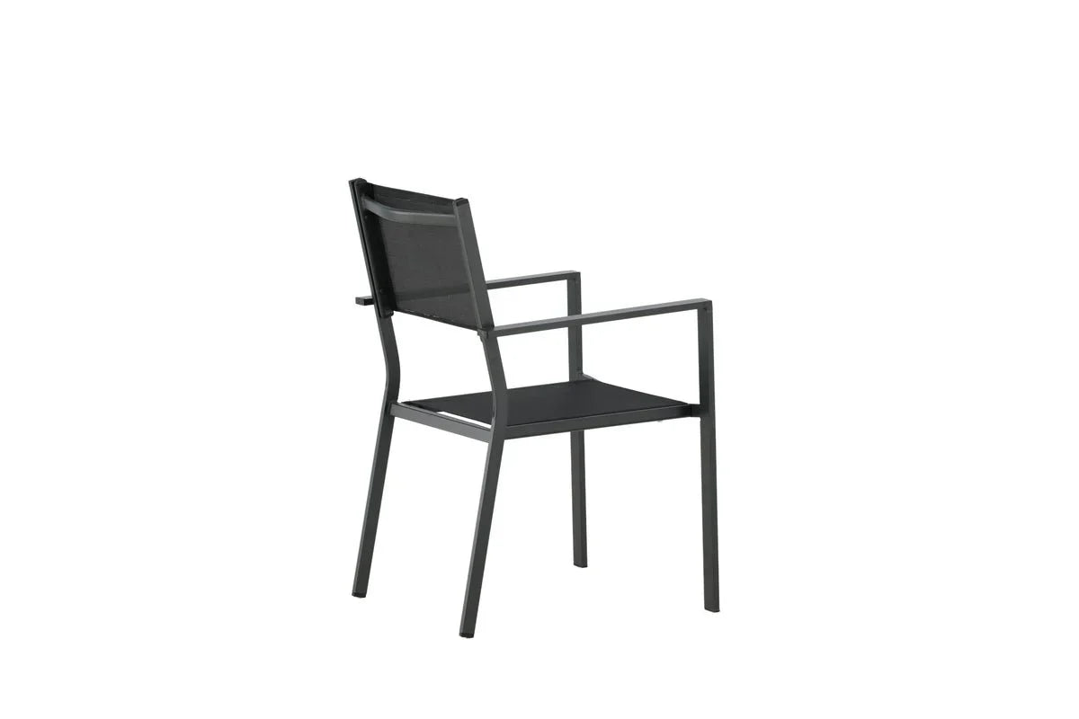 Set da 2 - Sedia da giardino Karibik in alluminio/textilene