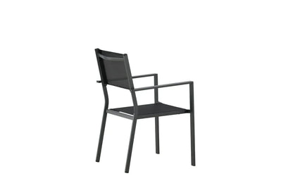Set da 2 - Sedia da giardino Karibik in alluminio/textilene