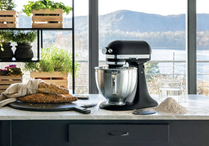 KitchenAid Robot da cucina Artisan 4,8 L 5KSM185 con tritacarne Meatlover in metallo 5KSMMGA misura 8 e accessorio per biscotti spritz