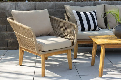 Set Lounge da Giardino Perano – set 4 pezzi beige
