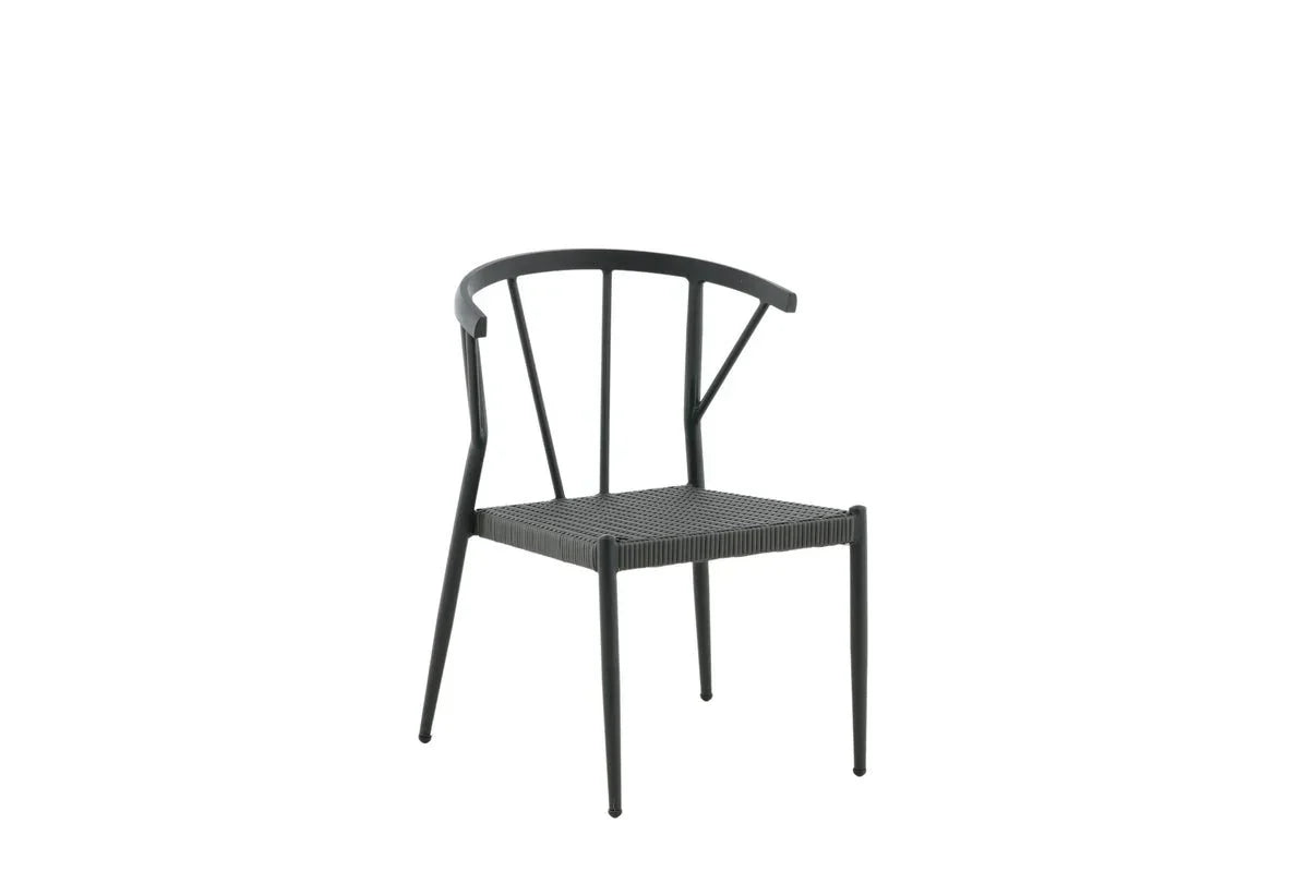 Set da 6 - Sedia da giardino Tina in rattan/alluminio