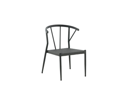 Set da 6 - Sedia da giardino Tina in rattan/alluminio