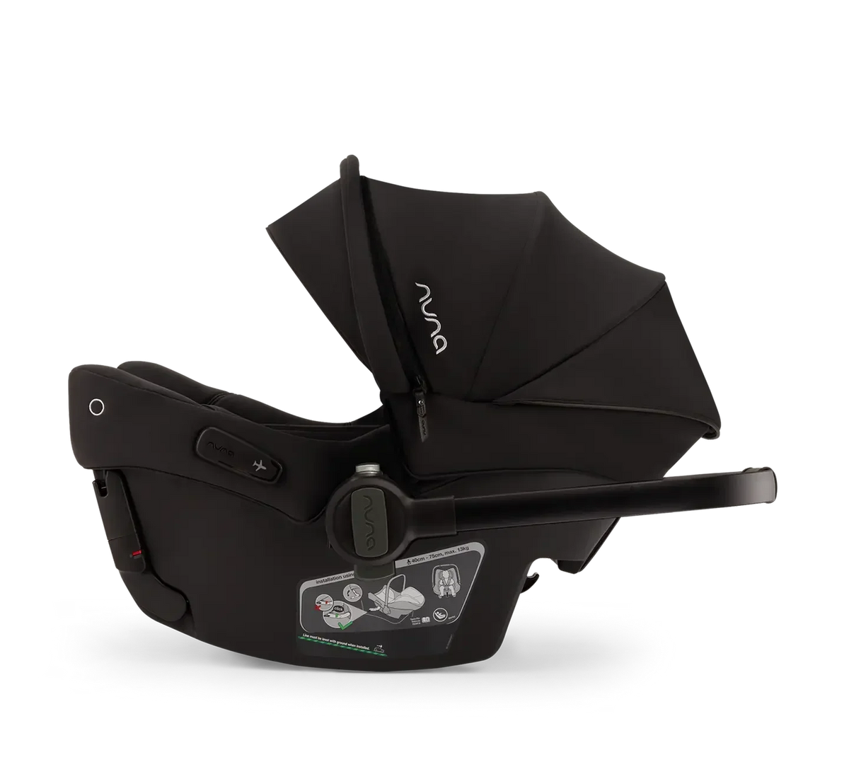 B-Ware Nuna Pipa Urbn Seggiolino Auto per Neonati Caviar con Sistema Isofix Integrato