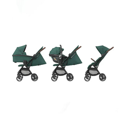 B-Ware Maxi Cosi Passeggino Buggy Soho Essential Green Pieghevole Passeggino da Viaggio Bambini