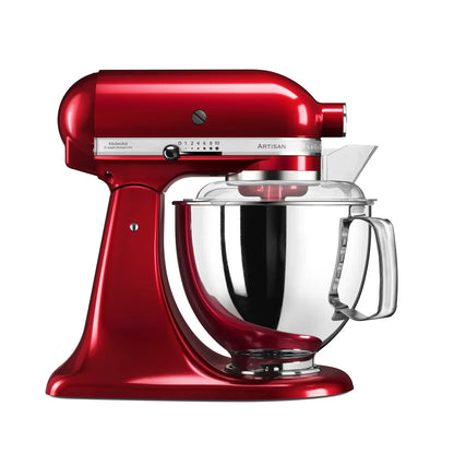 KitchenAid 4,8 L 5KSM175 Robot da cucina Artisan Set completo con tagliaverdure+tritacarne+accessorio per biscotti spritz