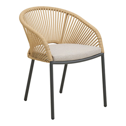 Set da 2 - Sedia da giardino Veleno beige o verde