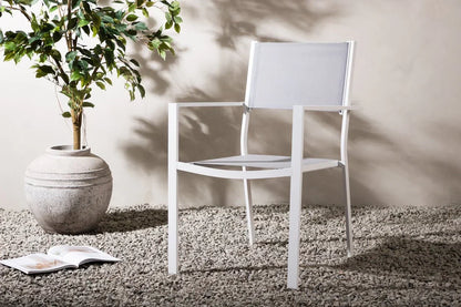 Set da 2 - Sedia da giardino Karibik in alluminio/textilene