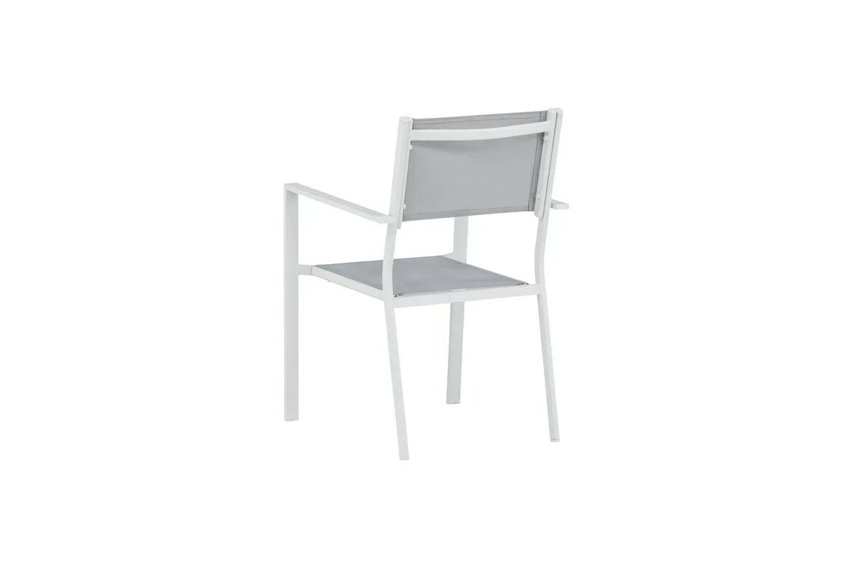 Set da 2 - Sedia da giardino Karibik in alluminio/textilene