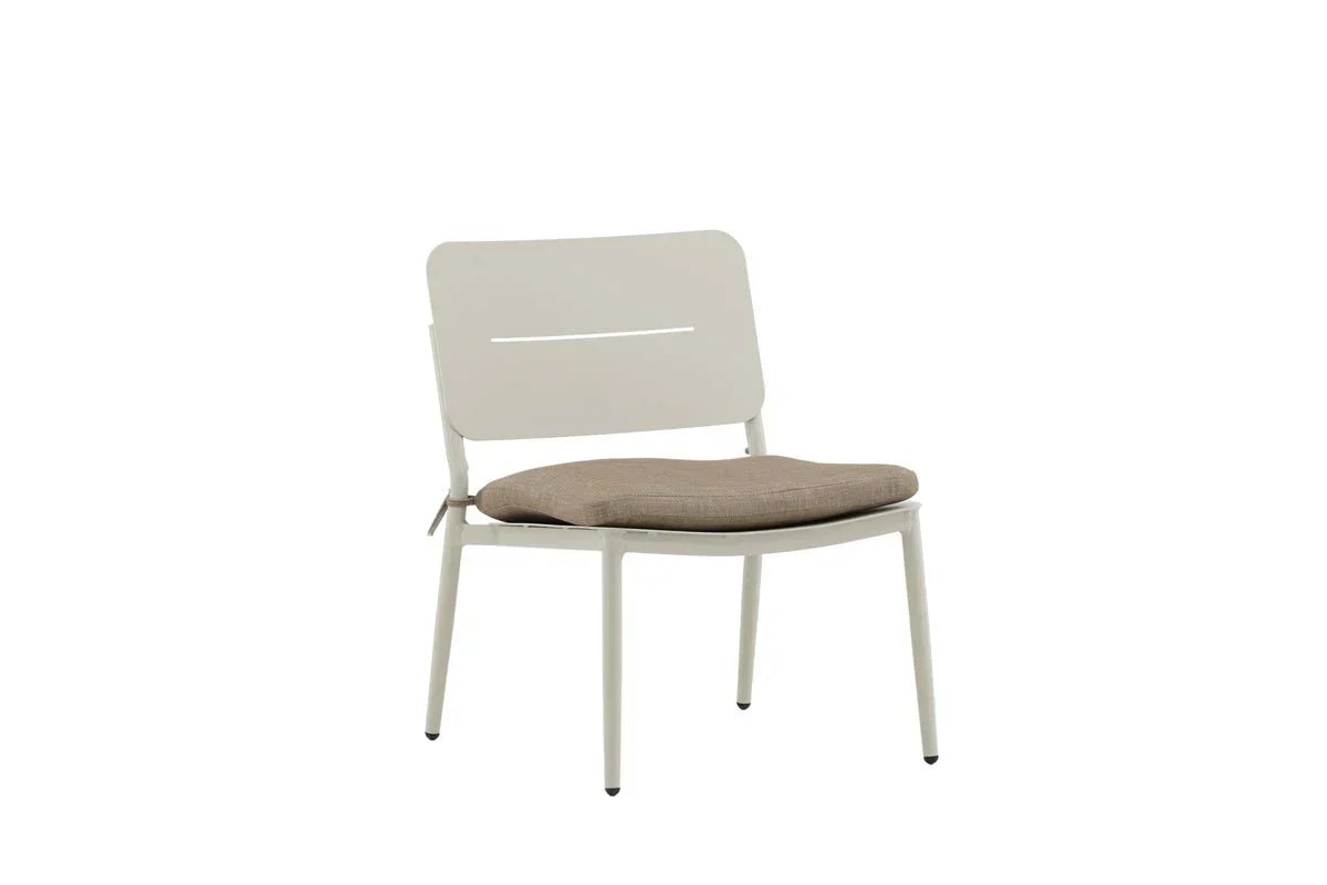 Set da 2 - Sedia da giardino Mara in metallo/poliestere