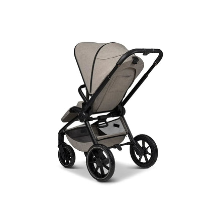 Passeggino sportivo Moon Sport Onyx/Melange con funzione reclinabile, fino a 22 kg, protezione UV 50+, pieghevole, ampio cestino, collezione 2025