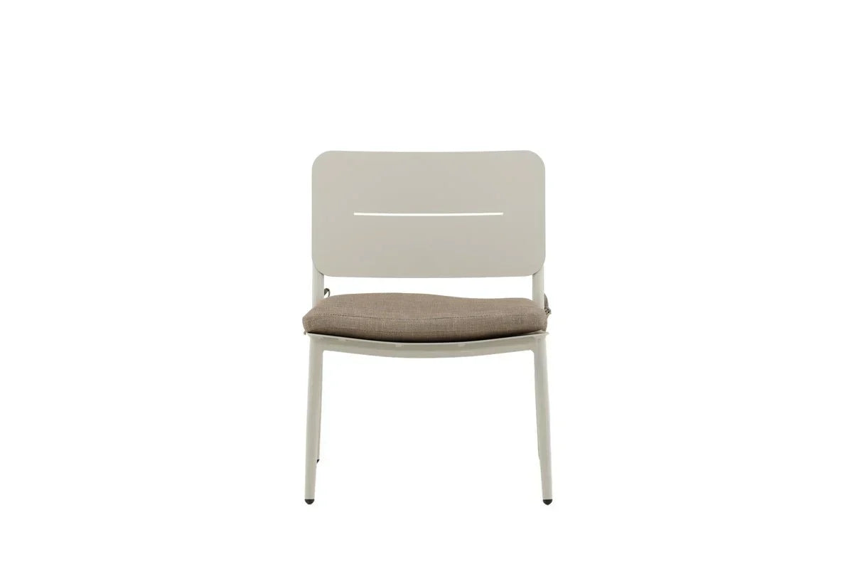 Set da 2 - Sedia da giardino Mara in metallo/poliestere