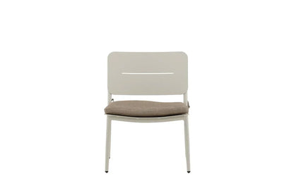 Set da 2 - Sedia da giardino Mara in metallo/poliestere