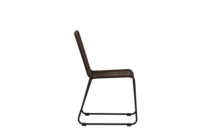 Set di 2 - Sedia da giardino Tera in metallo/polipropilene