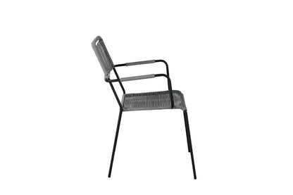Set da 2 - Sedia da giardino Marla in metallo/poliestere