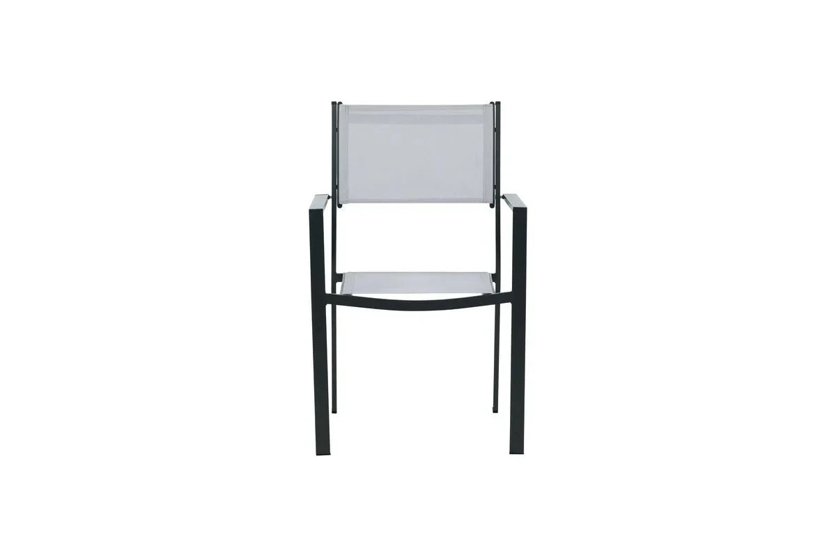 Set da 2 - Sedia da giardino Karibik in alluminio/textilene