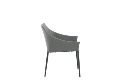 Set di 2 - Sedia da giardino Sophia in alluminio/poliestere