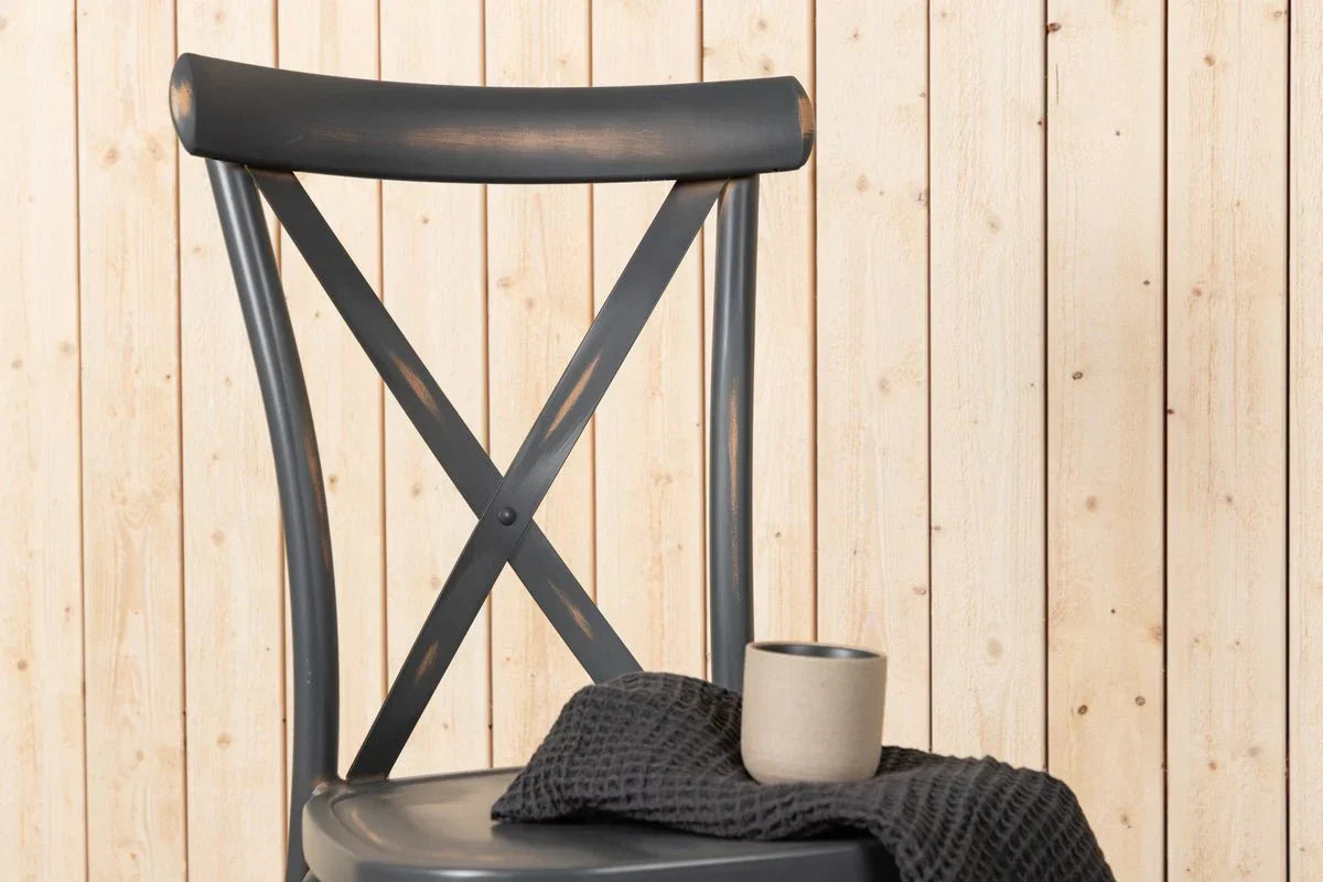 Set da 2 - Sedia da giardino Ellen in alluminio