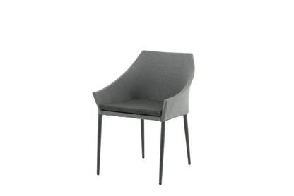 Set di 2 - Sedia da giardino Sophia in alluminio/poliestere