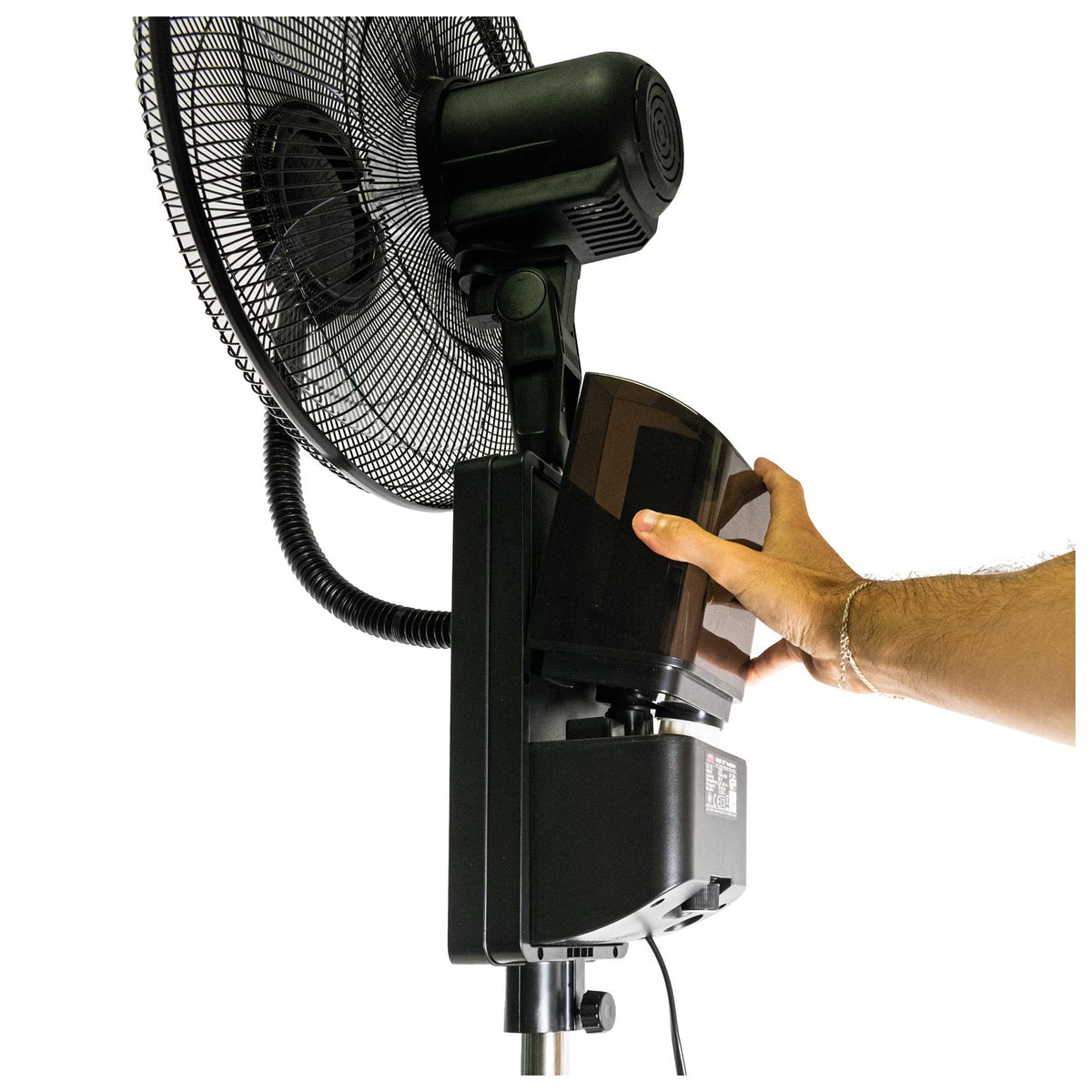 MAUK Ventilatore a piantana 16" con nebulizzatore di raffreddamento 80W