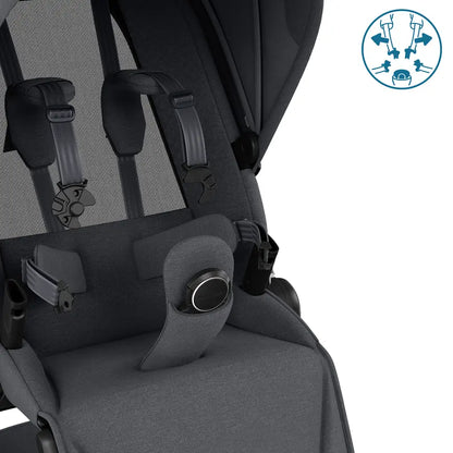 B-Ware Maxi Cosi Premi Fame Telaio Twillic Graphite Passeggino Combinato Carrozzina
