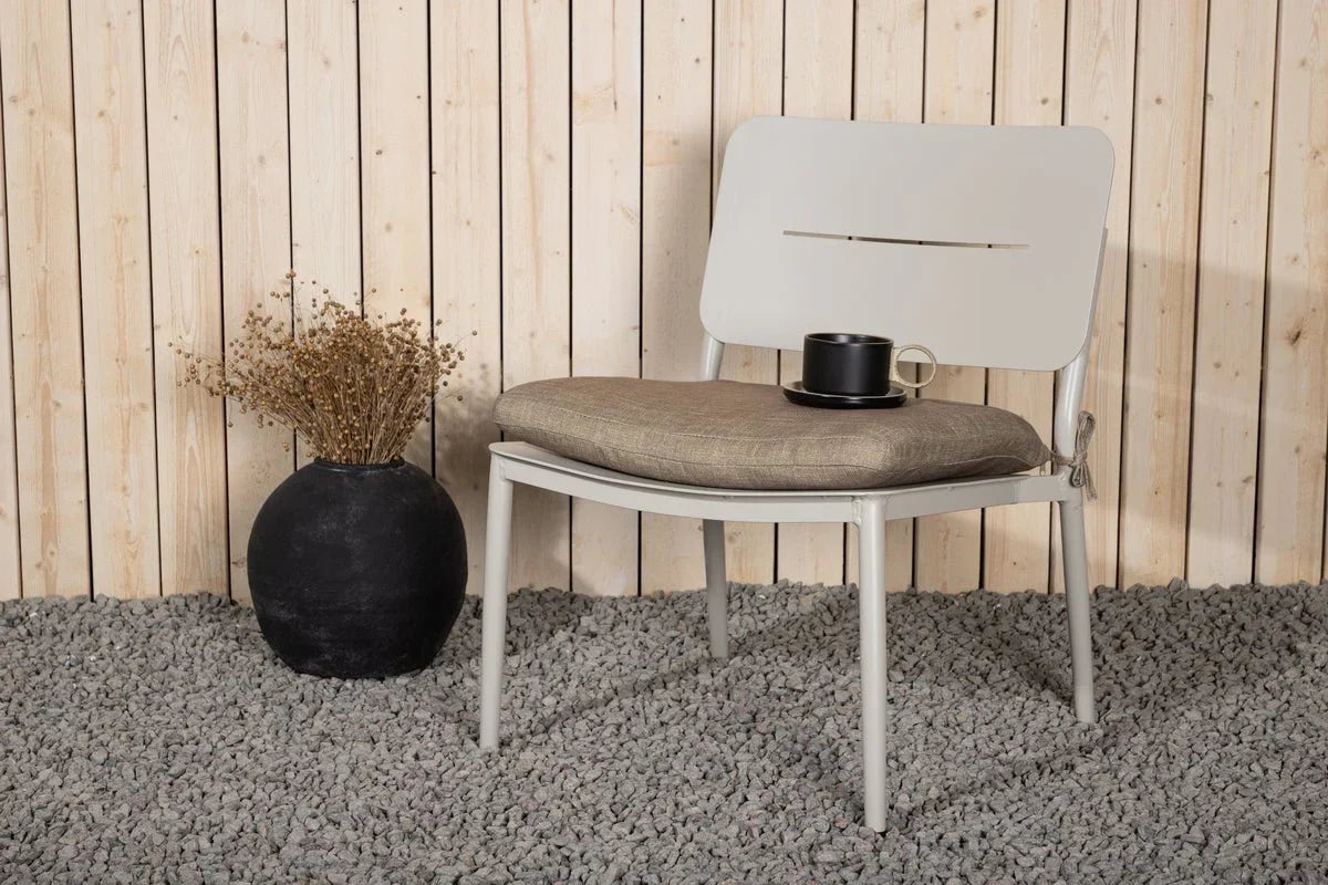 Set da 2 - Sedia da giardino Mara in metallo/poliestere